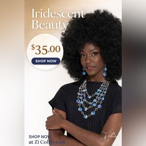 Hypnotic - Multi colored necklace set